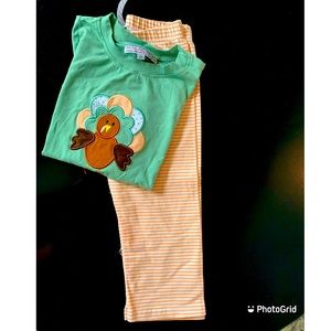 Boys 2T Thanksgiving Outfit- Smocking Dog Boutique